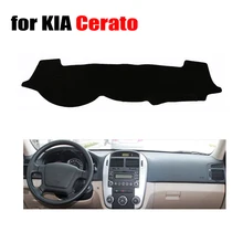 Rkca приборной панели автомобиля Обложка Коврик для Kia Cerato 2006-2015 лет левым dashmat Pad Даш охватывает авто аксессуары Приборной Панели