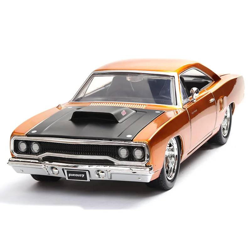 1:24 Форсаж 8 Бесплатная доставка Plymouth Road Runner сплав модели автомобилей детские