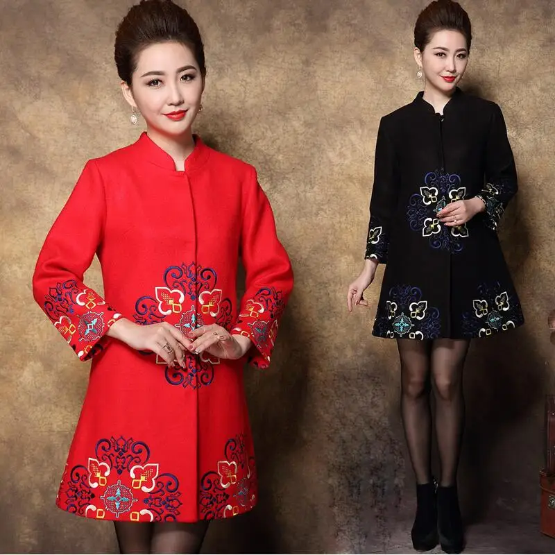 

Spring and autumn Women tang suit casual clothing women's tunic outerwear Chinese style traditional costume