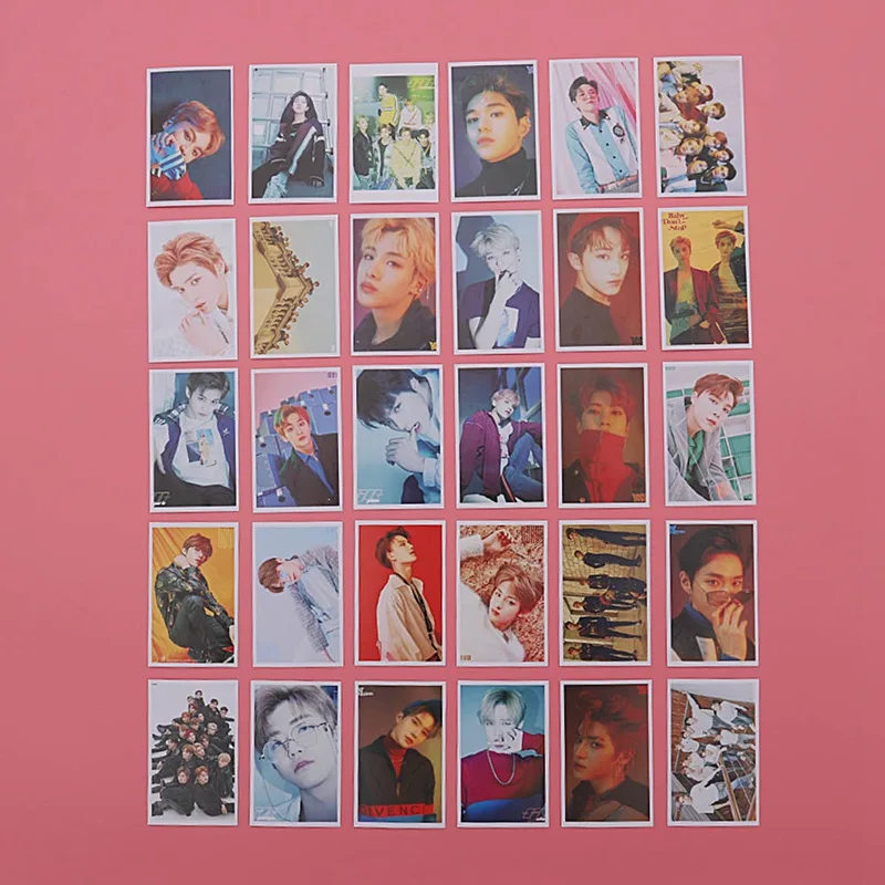 

30 PCS/SET K-POP Photo Card Poster Gift Collection NCT 127 NCT U Photocard Fans Self Made Paper Lomo Cards