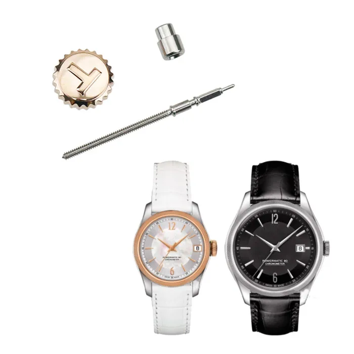 ISUNZUN Высокое качество Аксессуары для часов заводная головка для Tissot T108 Водонепроницаемый набор инструментов для ремонта три цвета - Цвет: T108.207 Rose gold