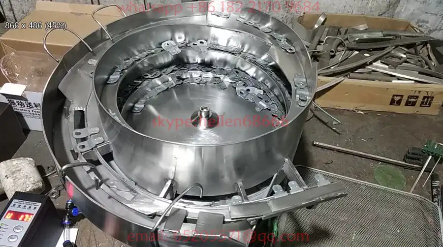 Vibratory Bowl Feeder For Metal Slice Sus304 Automatic Cap Vibrate