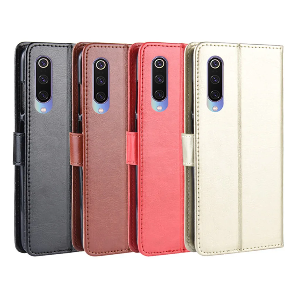 

For Xiaomi Mi 9 Lite Case Luxury Flip PU Leather Wallet Lanyard Stand Case For Xiaomi Mi 9 Lite Mi9 Protective Phone Bags