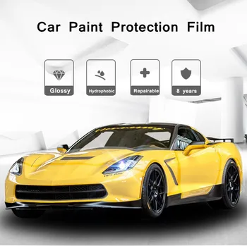 

Transparent TPH Car Paint Protective Film Invisible Air-Release Channel Strong Self Adhesive PPF Sticker Decals Foils 1.52x5m