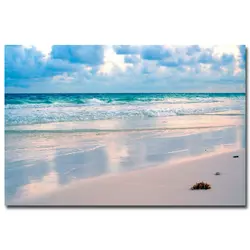 Тропический Морской Пляж Морской Пейзаж Искусство Шелковый Плакат 13x20 24x36 дюймов Skyline Природа Картина для Современного для дома и Офиса