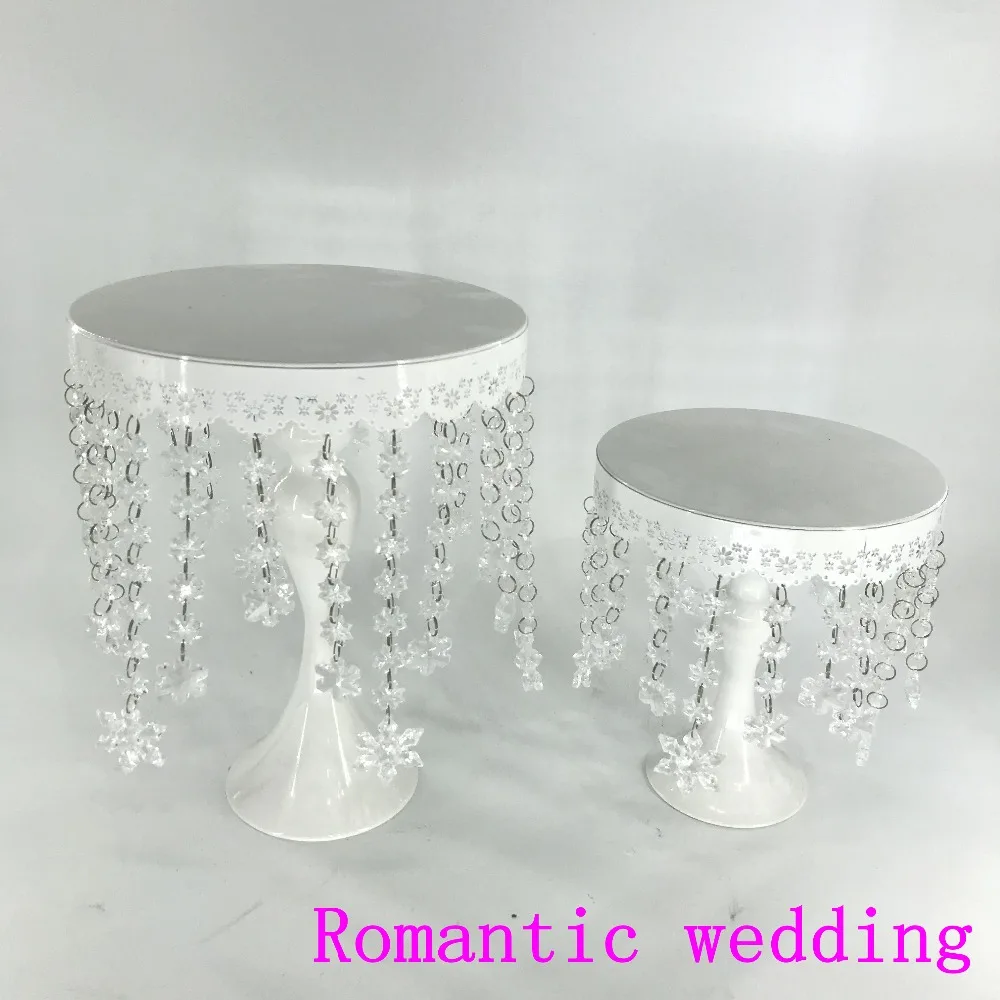 White Star Hanging Cake Stand Acryltc Crystal Cake Stand For Wedding