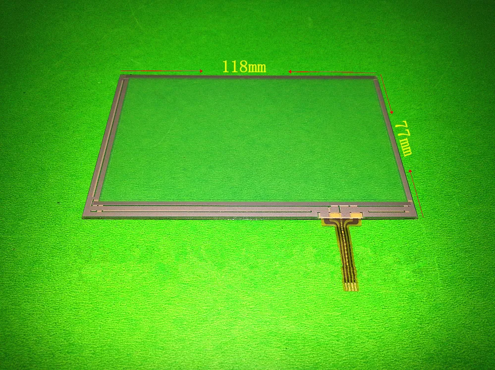 

New 5.0" inch 4 wire Resistive 118mmx77mm Touch Screen Panels 118mm*77mm touch screen digitizer panel free shipping
