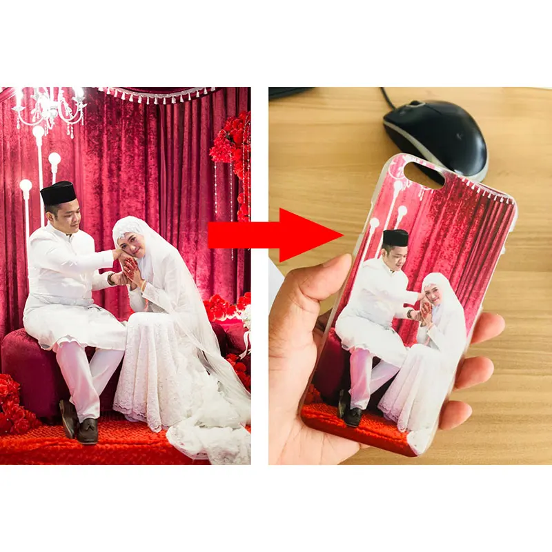 DIY image Customized picture Hard PC case for iPhone 11 Pro 12 Mini XR X XS MAX 7 8 6 6S Plus 11 12 Pro Max Custom Cover Coque