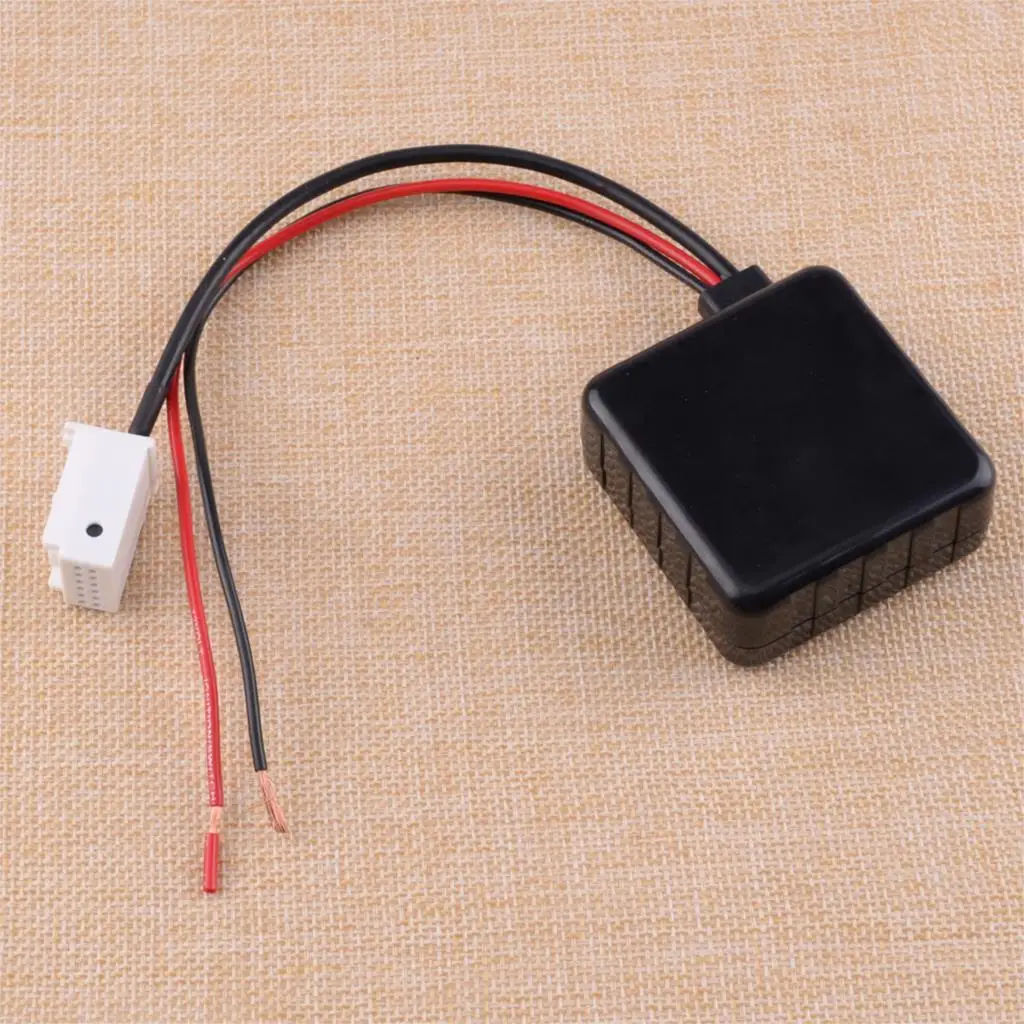 

CITALL 12V Black ABS Bluetooth Radio Stereo AUX Adapter Receiver Filter Fit for BMW E60 E61 E62 MINI 525i 528i 2004 2005 2006
