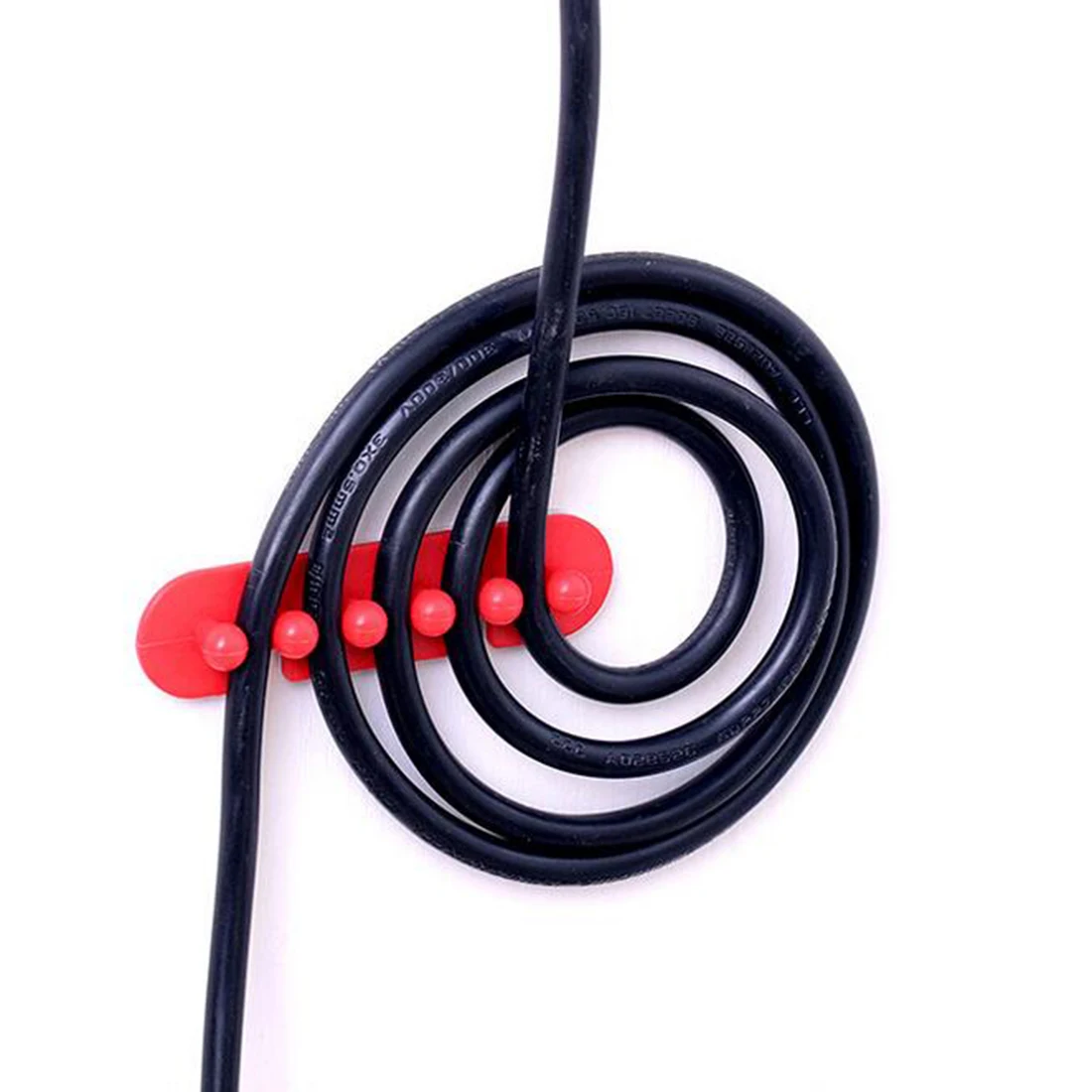 Marsnaska Высокое качество практичный держатель линии клея клипса для кабеля аккуратный держатель падения галстук фиксатор Органайзер 2 шт