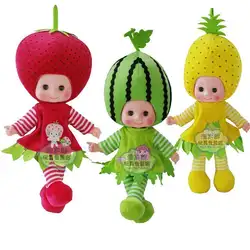 Шт. 1 шт. фрукты форма кукла музыкальный плюшевый пение мягкие игрушки для фруктов куклы, подарки