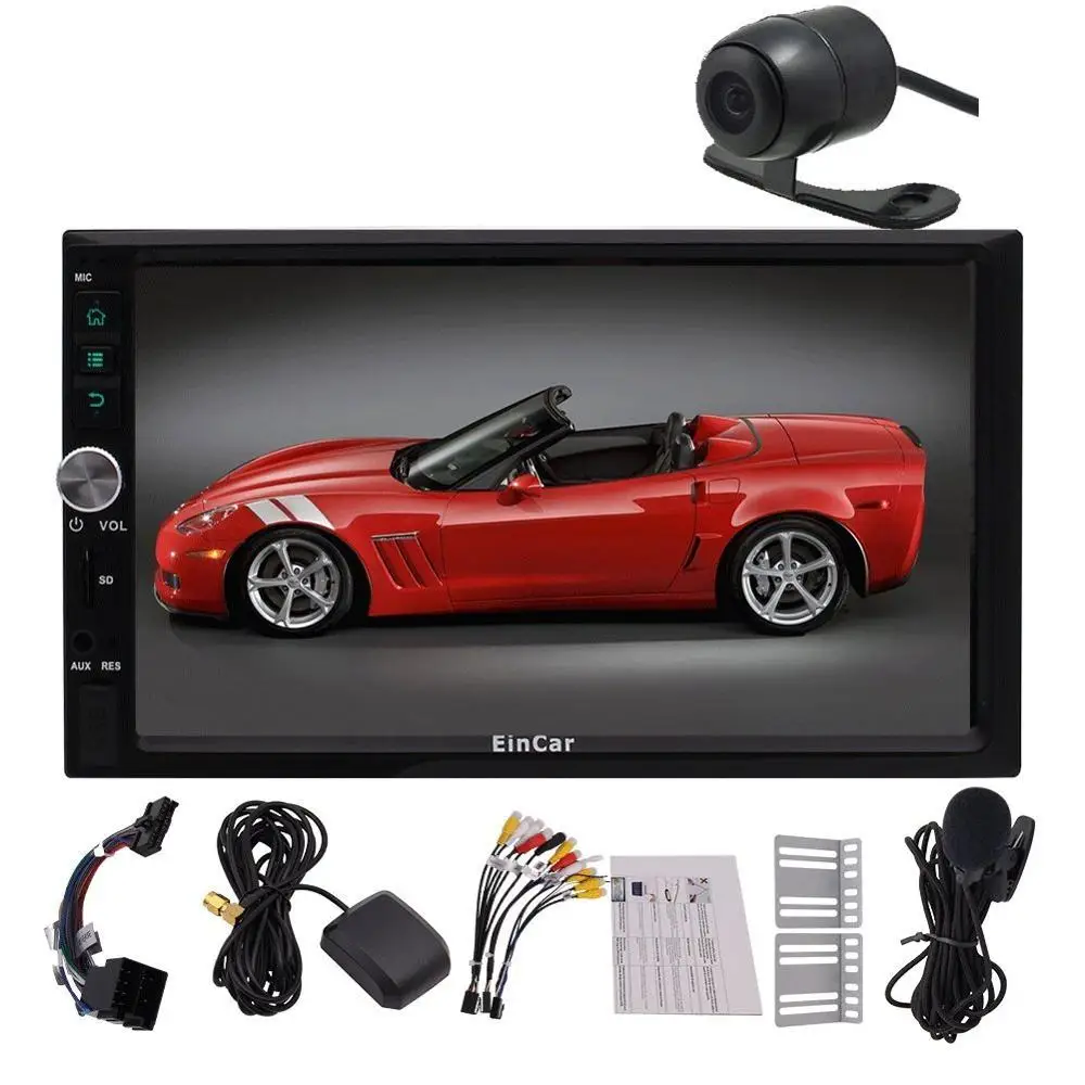

7" In Dash Universal Quad Core 2Din Android6.0 Car Audio Stereo GPS Wifi Bluetooth Radio Android6.0 Non-DVD CD Player Automotive