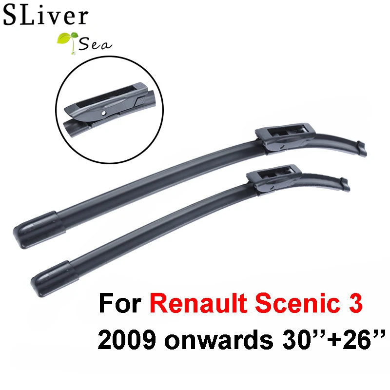 SLIVERYSEA Windscreen Wiper blades for Renault Scenic 3 and Grand