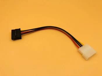 

New 15Pin SATA to 4Pin IDE Power SATA Power Cable IDE to Serial ATA SATA HDD Hard Drive Power Adapter Cable Cord for BTC Mining