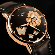 Женские наручные часы от бренда yazole знаменитые модные женские часы с бриллиантами Женские кварцевые часы Montre Femme Relogio Feminino