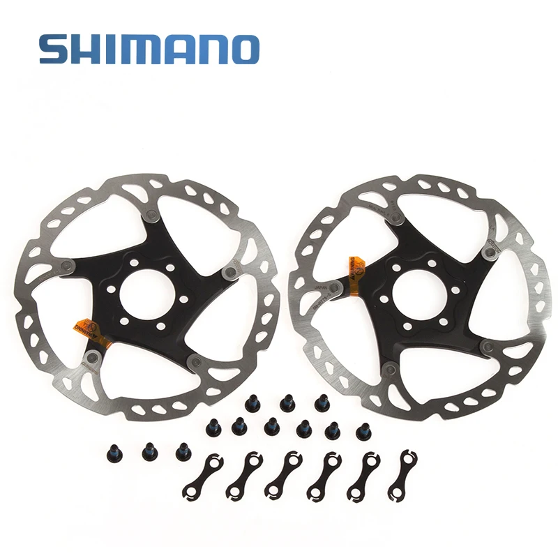 

Shimano Cycling Bike Deore XT SM-RT76-S Bike Bicycle Stainless Steel & Aluminum Disc Brake Rotor 6-Bolt 160mm 2pcs Bike Parts