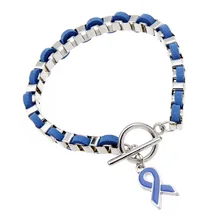 Сью Фил браслет Модный ручной вязки любовь синий браслет Прямая