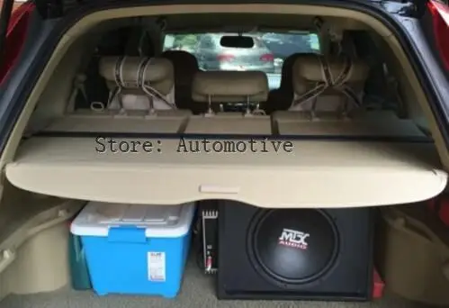 Для Honda CR-V 2007-2011 задний грузовой Чехол конфиденциальности багажник экран безопасности щит тени(черный, бежевый) авто аксессуары
