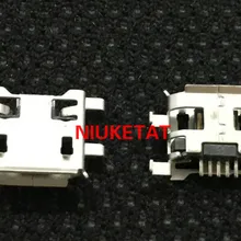 100 шт. разъем Micro USB Тяжелая пластина B Тип 5pin 0,72 мм есть завивка сбоку гнездо для мобильного мини USB ремонт телефона планшета