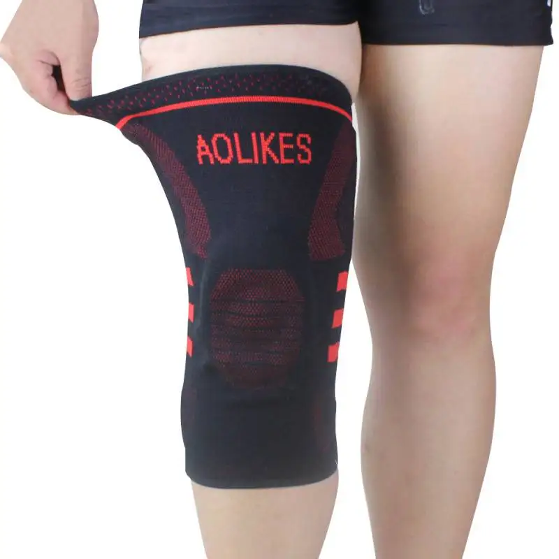 Aolikes الطائرة نيبادس الركبة المتزلجون التخميد كرة السلة دعم هدفين حامي الدراجات
