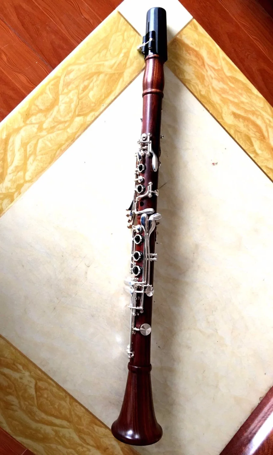 High-grade-rosewood-Bb-key-clarinet-silver-plated-keys-17-keys (2)