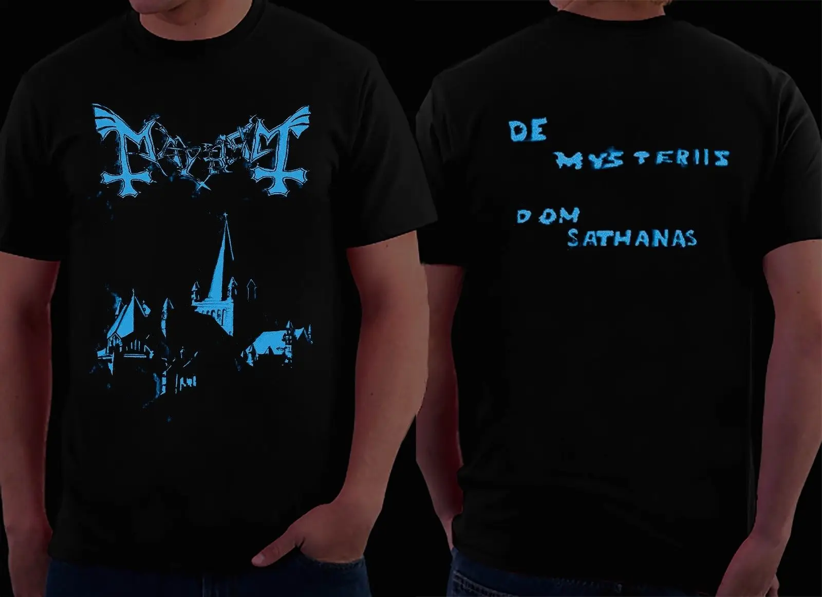 Mayhem-DE mysteriis дом sathanas-норвежский футболка размеры: s чтобы 6XL | Мужская одежда