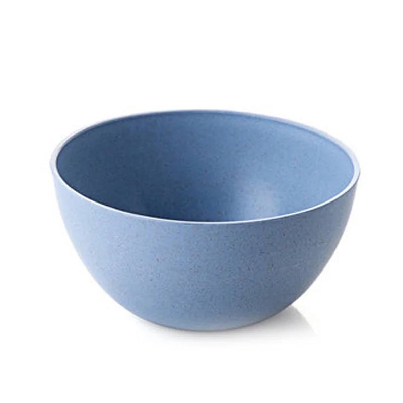 SMDPPWDBB 1 шт. Набор для кормления детей ясельного возраста чашка для кормления малыша посуда детская Пшеничная солома полипропиленовые папки чаша - Цвет: Blue