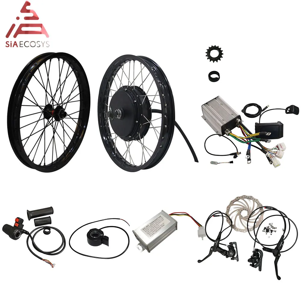

QS Motor 205 50H V3 Electric high power bicycle kit / E bike kit / spoke hub Motor 3000W Powerful Hub Motor Kit