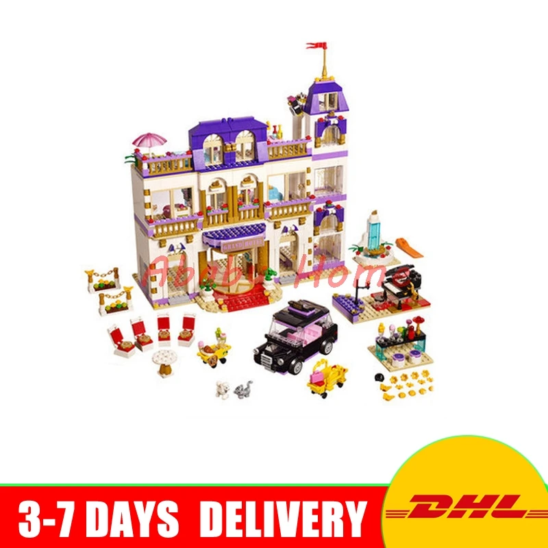 

Lepin 01045 1676Pcs Girls Series The Heartlake Grand Hotel Building Blocks Brick Toys Model Gifts Compatible 41101
