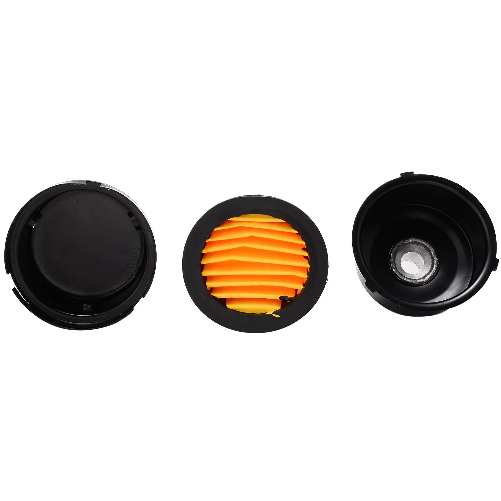 Air Intake Filter Silencer Metal 3/8BSP 16mm Thread Air Compressor Intake Filter Muffler Silencer Black Plastic Shell