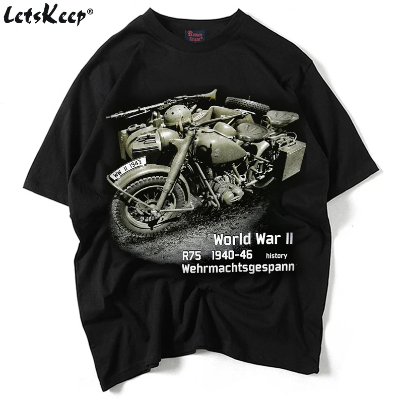 

LetsKeep 2018 Full Cotton Black t-shirt men casual soft tees shirt loose mens summer round neck t shirt for men EU size , MA487