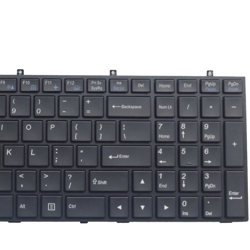 米国のノートパソコンのための英語キーボード clevo W370ET