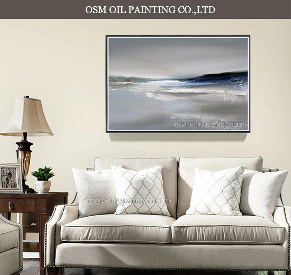 GREY CANVAS PAINTING