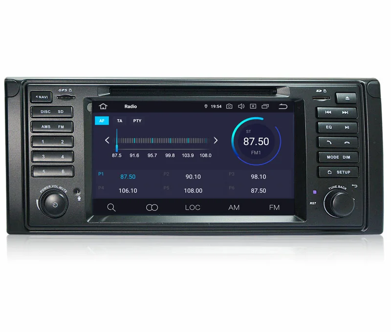 Excellent COIKA Android 9.0 System Car Head Unit For BMW 5 Series E53 X5 E53 GPS Navi Mirror Stereo WIFI Google 1080P Video SWC BT 3