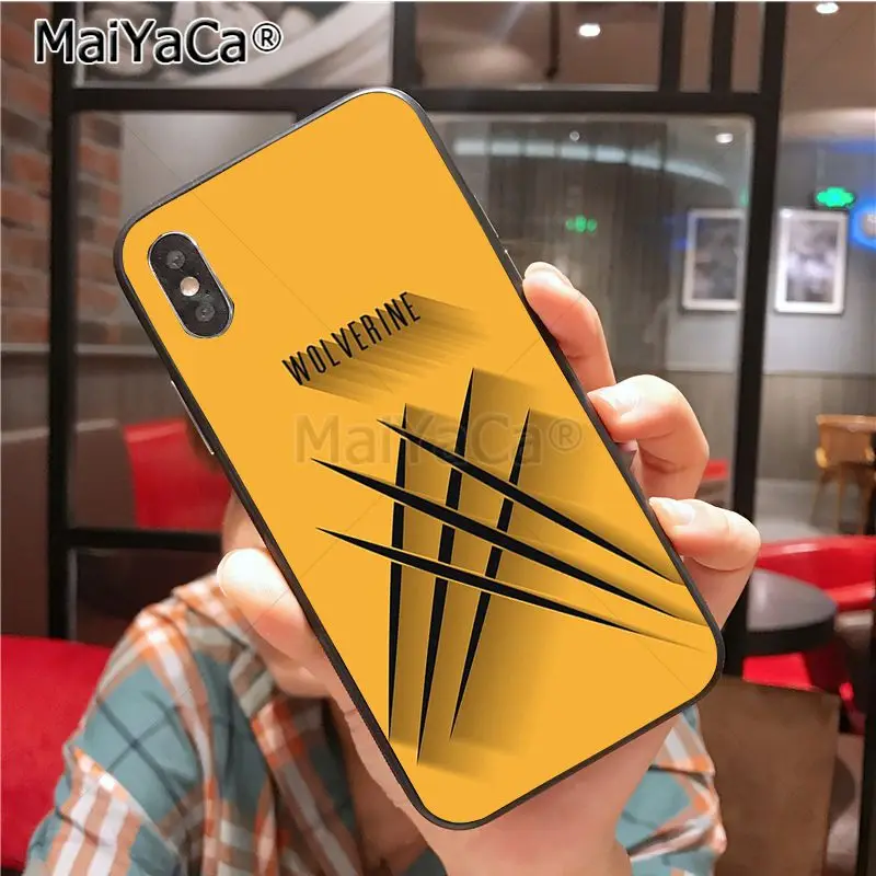 MaiYaCa Marvel супергерой чехол для телефона iphone 11 Pro X Xs Xr Xs max 8 7 6 6S Plus 5 5S SE cass