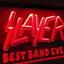 LA343-лучшая полоса Ever Slayer светодиодный неоновый свет знак домашнего декора ремесла