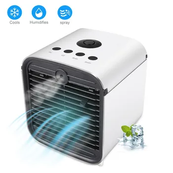 

Refrigerator Portable Small Air-conditioning Fan Air Cooling System Household Office Blue Light with Filter Air Cooler 19Jun28