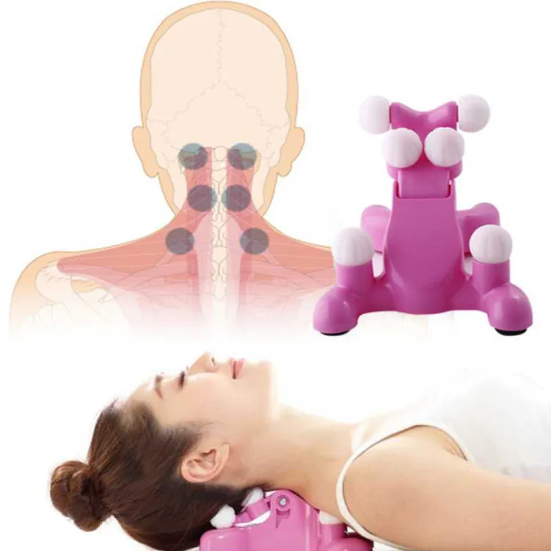 Шейный массажный массажер для шеи, поддержка ёршика, 3d массажер для шеи, расслабление, облегчение боли, растяжение спины, расслабляющий массажер для шеи