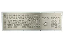 Metal Medical Keyboard With 103 Keys Marine Military Medical Grade Keypads Trackball Industrial Keyboard Spanish Keyboard