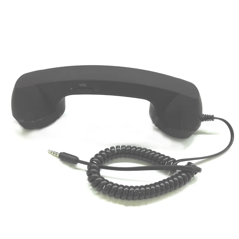 1 шт классический ретро 3,5 мм комфортная телефонная трубка мини микрофон динамик телефонный звонок приемник для iphone huawei смартфон