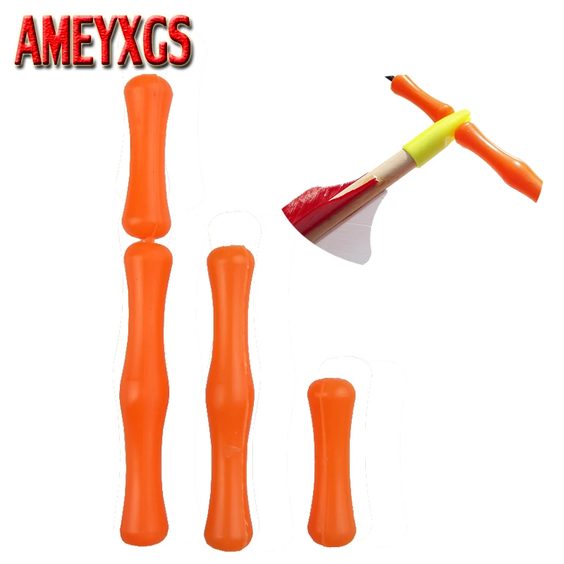 

6pcs Archery Finger Guard Bow String Silicone Protector Outdoor Arrow Hunting Accessory