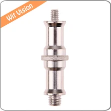 19*68mm 1/4″ 3/8″ Spigot Stud Male Adapter Camera Screw for Umbrella Flash Light Tripod Photo Studio Accessory
