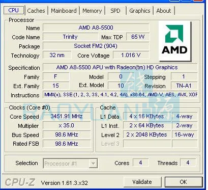 AMD A8-Series A8 5500 A8-5500 A8 5500K 3,2 ГГц 65 Вт Quad-Core Процессор процессор AD5500OKA44HJ гнездо FM2