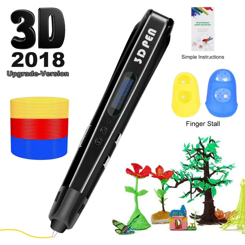 3 Color Choose 3D Drawing Pen 1.75mm ABS PLA Or PCL Filament 3D Pen