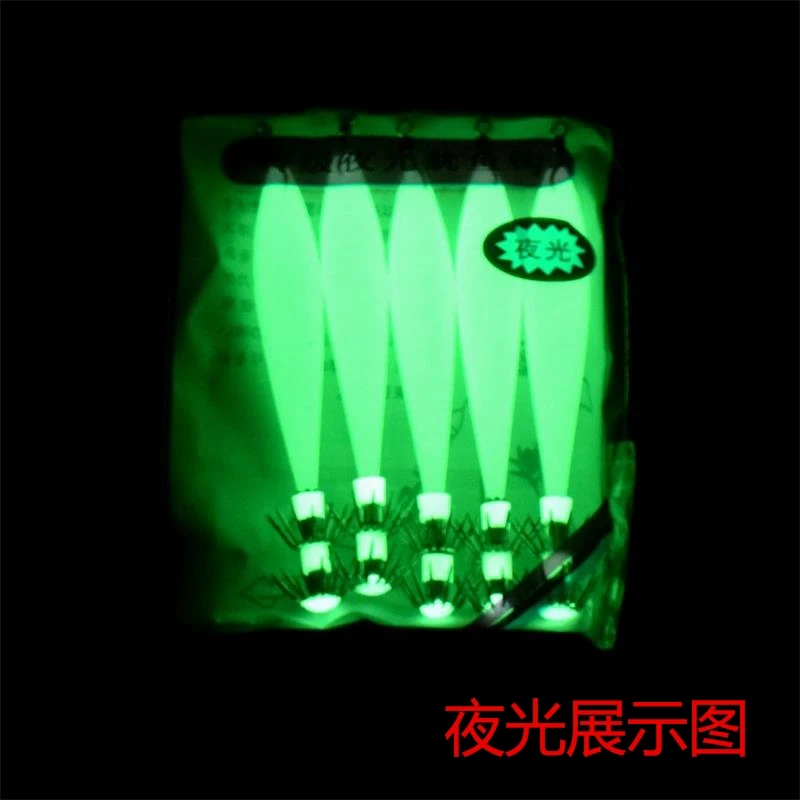 

mr octopus 20pcs Squid Jigs , squid hook ,wood shromp/ luminous ,fishing lure, tackle .10cm,7. hard lure ,lure jigs ,bait,