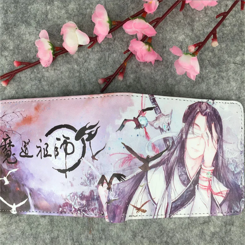 Giancomics Mo Dao Zu Shi Wallet Wei Wuxian Lan Wangji Аниме Бумажник для кредитных карт держатель карман