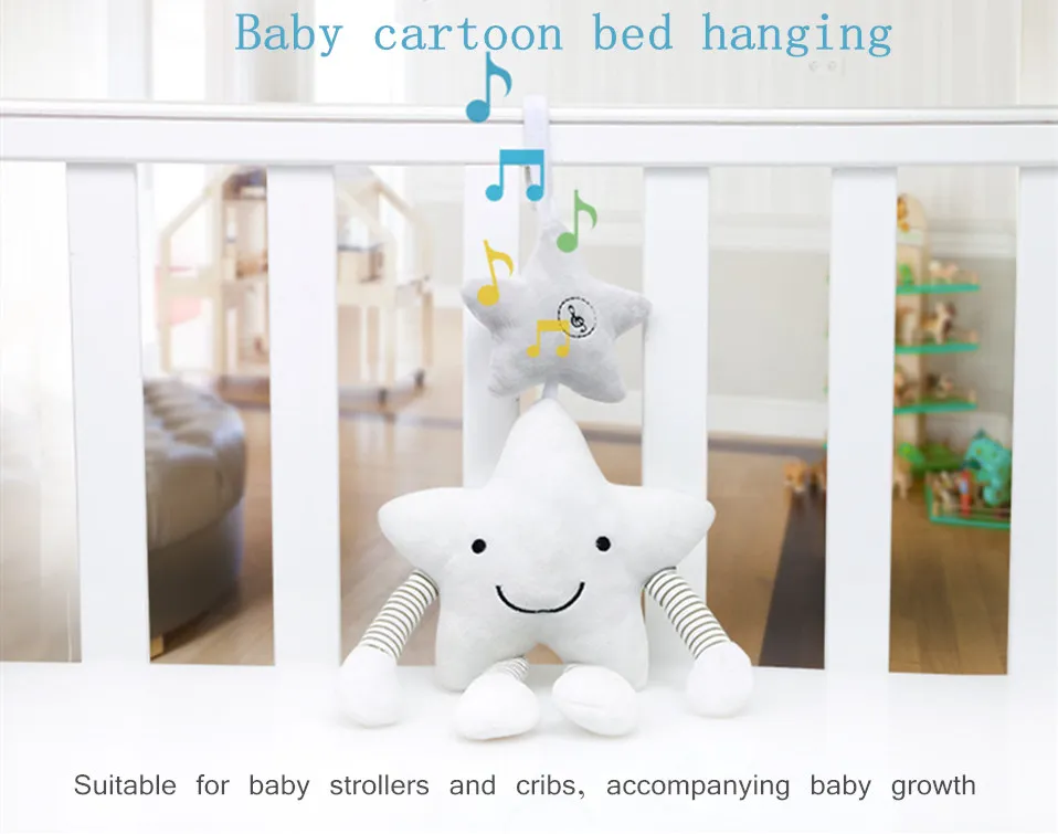Музыкальный мобильный ребенок игрушки 0-12 месяцев мягкое плюшевое животное игрушка для кроватки новорожденные младенцы кровать детские
