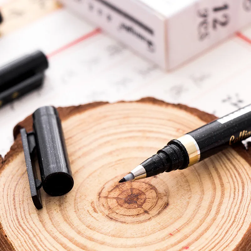 1 шт., 4 размера, Зебра, в том же стиле, ручка, китайская, японская, каллиграфическая кисть, набор ручек для фирменного рисования, товары для рукоделия - Цвет: extra fine tip