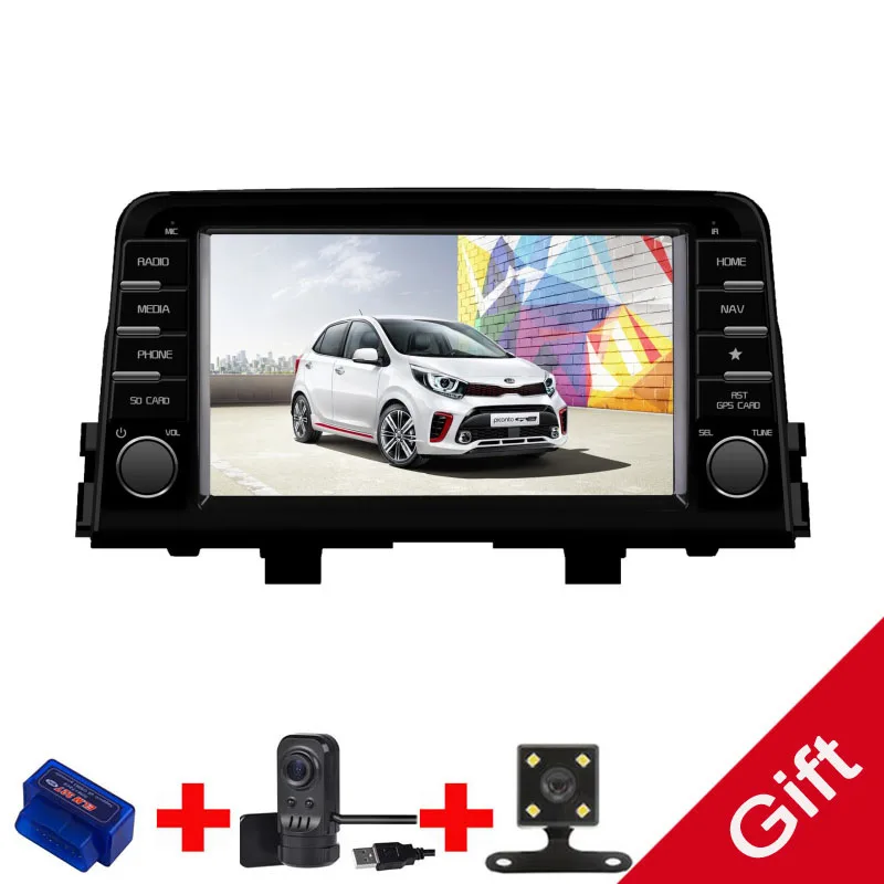 

Android 9.0 Octa Core PX6/PX5 Fit KIA PICANTO MORNING 2017 2018 2019 Car DVD Player Navigation GPS Radio