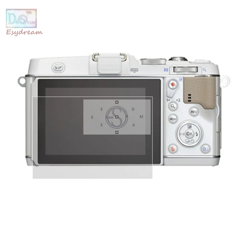 

Self-adhesive Glass LCD Screen Protector Cover for Olympus E-M5 Mark II EP5 EPL7